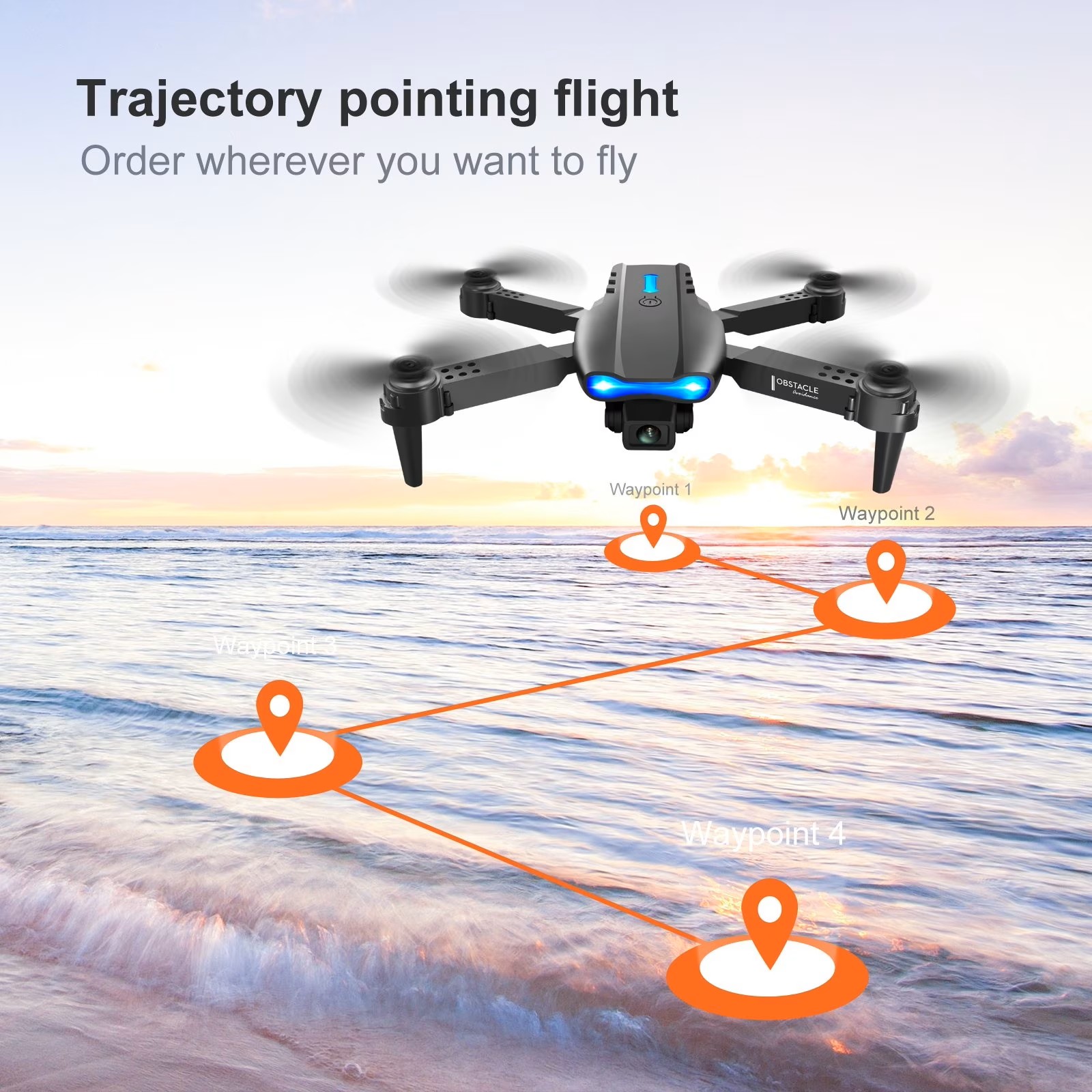 Drone Lipat E88PRO MAX 2026 ya - Drone Gimbal Brushless ulasan dan harga
