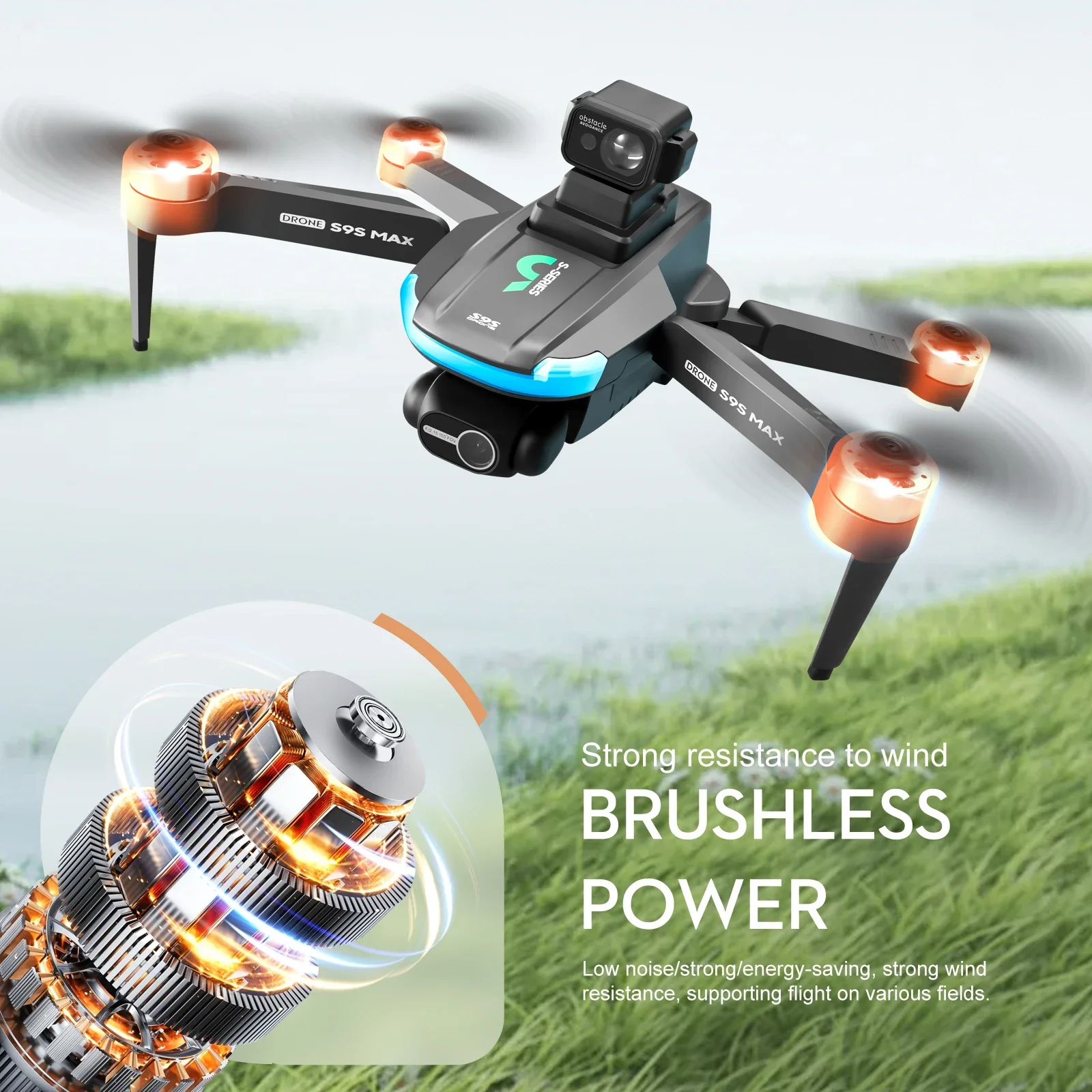 Drone MINI S9S MAX Baru 4K 2 S - Drone Gimbal 2 Axis ulasan dan harga