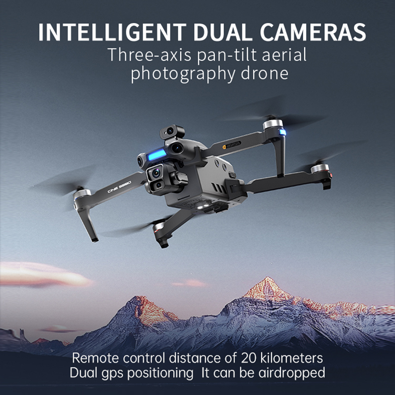 Drone Kamera Ganda 8K Baru 202 - Drone Gimbal Brushless ulasan dan harga