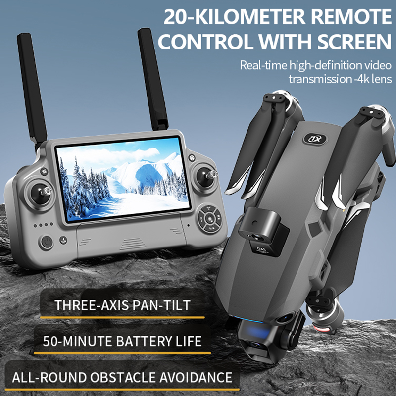 Drone Kamera Ganda 8K Baru 202 - Drone Gimbal Brushless ulasan dan harga