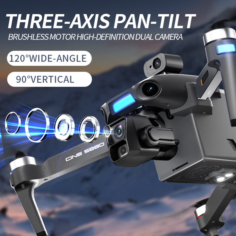 Drone Kamera Ganda 8K Baru 202 - Drone Gimbal Brushless ulasan dan harga
