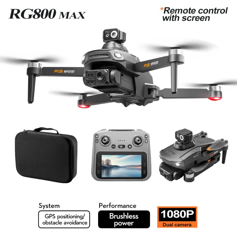 Drone RG800 MAX Baru Kamera HD - Drone Gimbal 2 Axis ulasan dan harga
