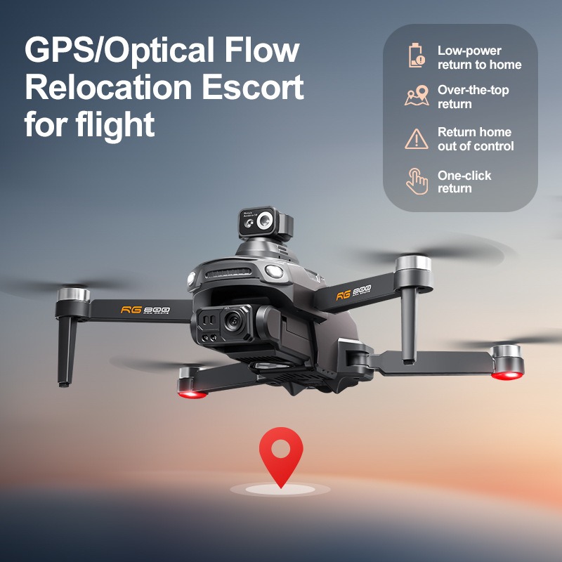 Drone RG800 MAX Baru Kamera HD - Drone Gimbal 2 Axis ulasan dan harga