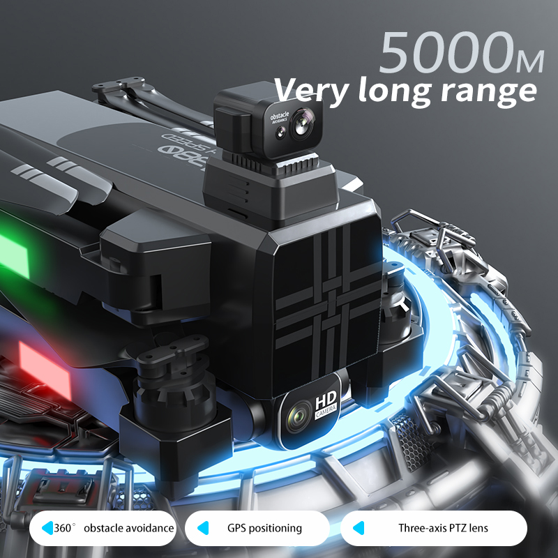 A380 Drone 4K HD tiga sumbu, m - Drone Gimbal Brushless ulasan dan harga